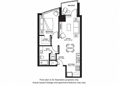 A5 South A5 South floor plan at The Bravern, Washington, 98004